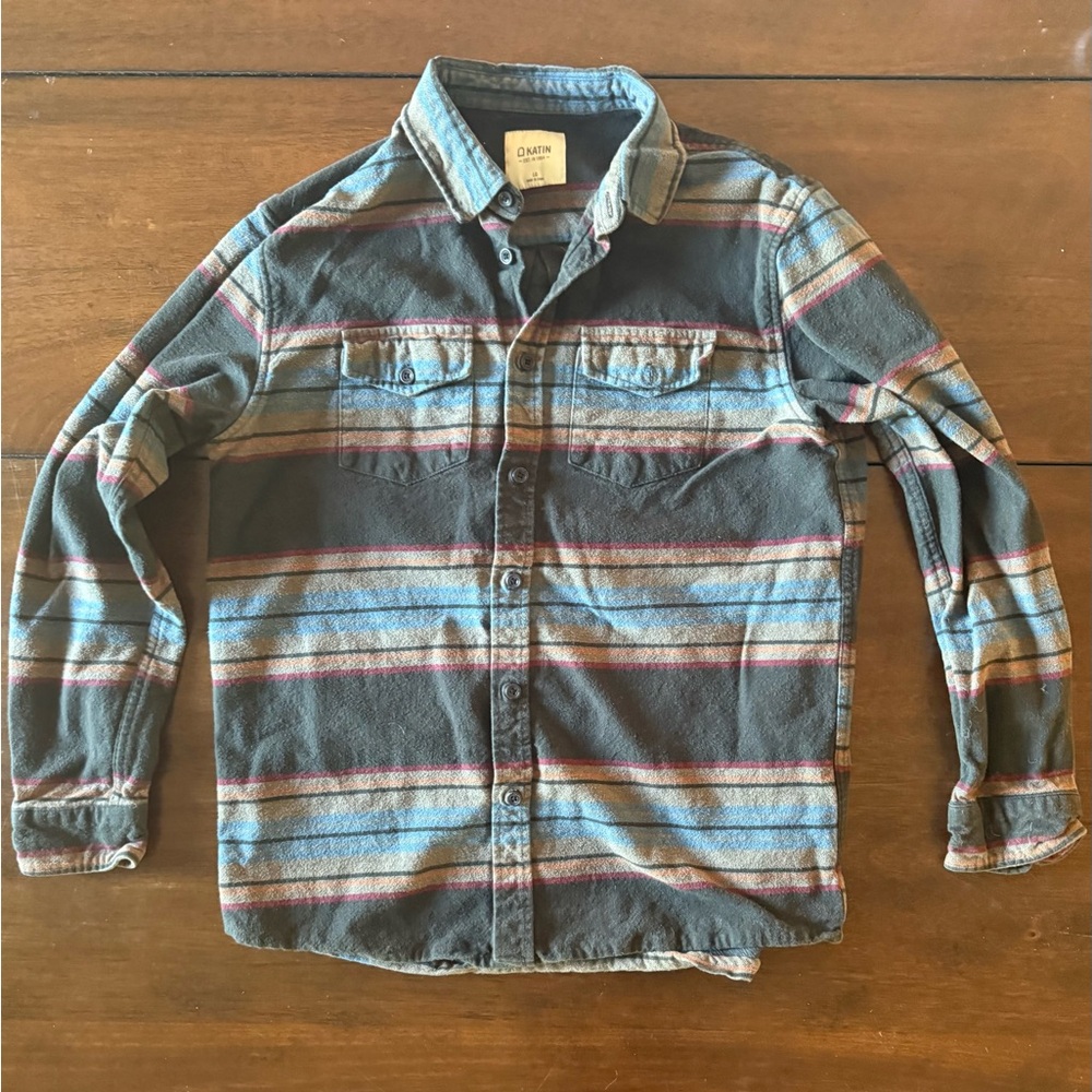 Katin Multicolor Striped Men's Button-Down Shirt